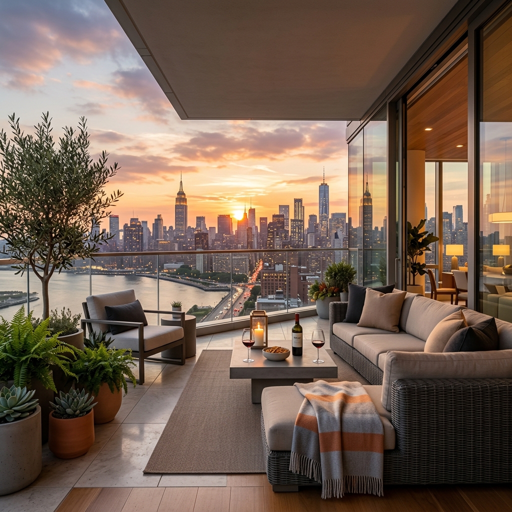Private Panoramic Balcony